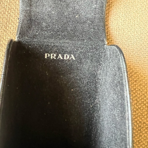 PRADA Women's VPR 15P 55016ZYY-1O1 135 Gloss Black Fade Semi-Cat Eye Frame Italy - Picture 11 of 13